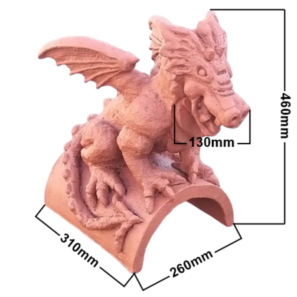 dragon roof tile finial